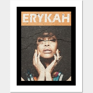 erykah retro vintage Posters and Art